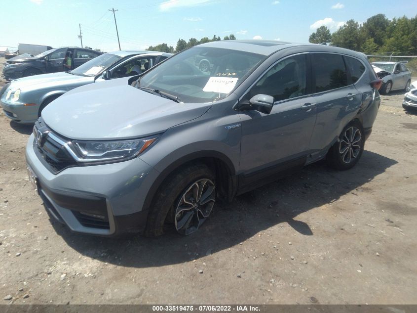 2021 HONDA CR-V HYBRID EX-L VIN: 7FART6H82ME014120
