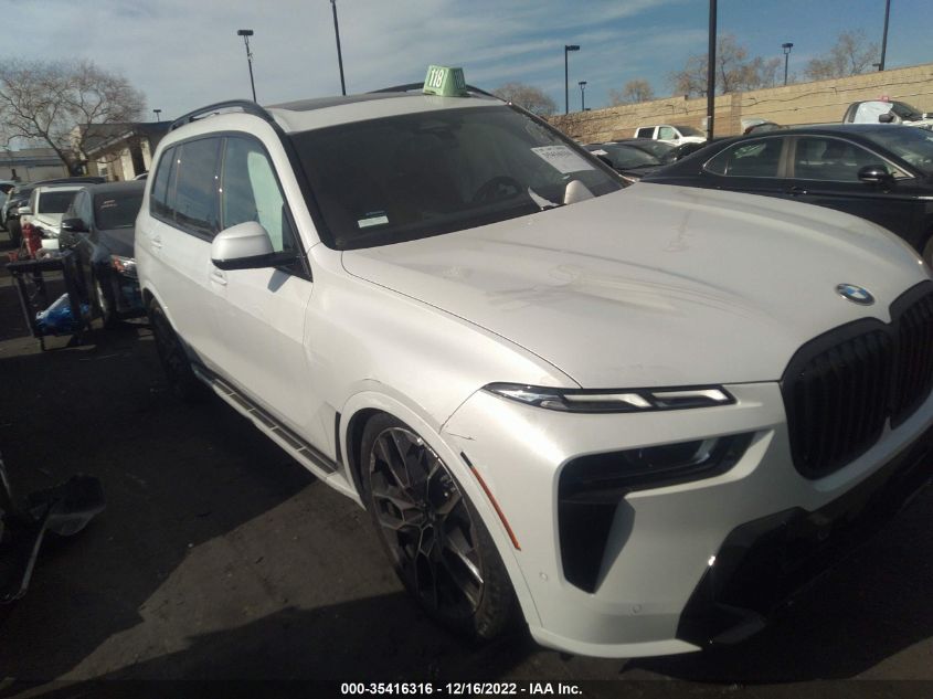 2023 BMW X7 XDRIVE40I VIN: 5UX23EM02P9P17222