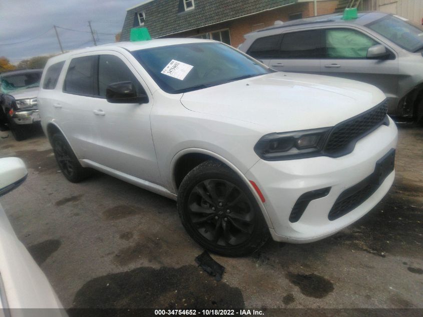 2021 DODGE DURANGO GT VIN: 1C4RDJDG3MC792786