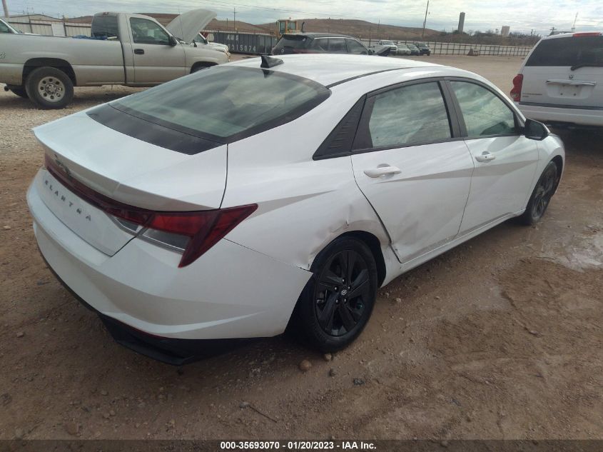 2022 HYUNDAI ELANTRA SEL VIN: 5NPLM4AG6NH054790