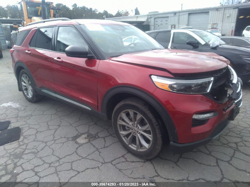 2022 FORD EXPLORER XLT VIN: 1FMSK8DH7NGA45027