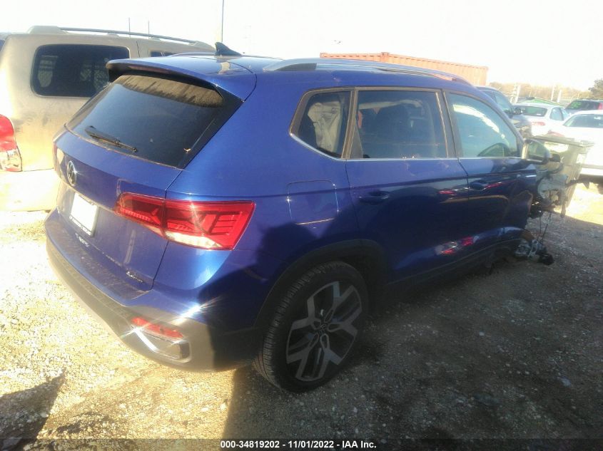 2022 VOLKSWAGEN TAOS SEL VIN: 3VV2X7B20NM033985