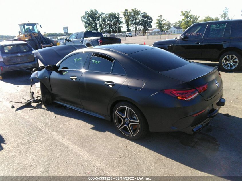 2022 MERCEDES-BENZ CLA AMG CLA 35 VIN: W1K5J5BB6NN292381