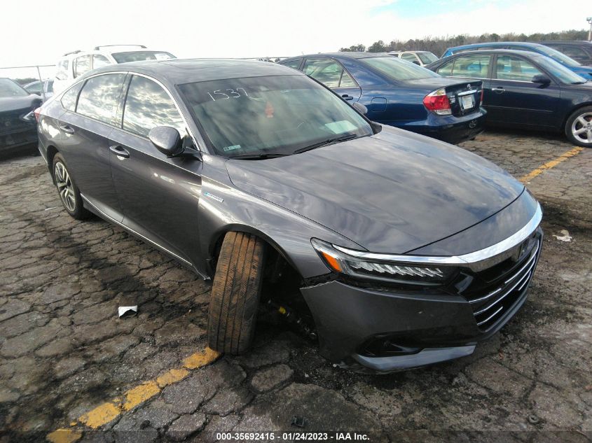 2022 HONDA ACCORD HYBRID EX-L VIN: 1HGCV3F50NA011537