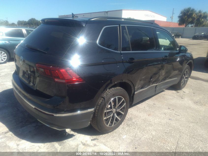 2021 VOLKSWAGEN TIGUAN SE/SE R-LINE BLACK/SEL VIN: 3VV3B7AX6MM104394