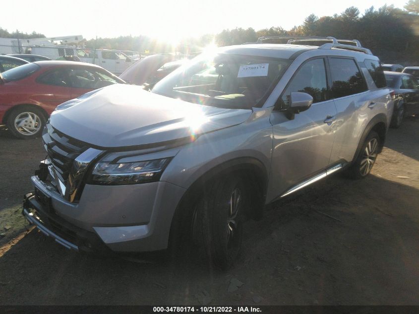 2022 NISSAN PATHFINDER PLATINUM VIN: 5N1DR3DJ3NC236607