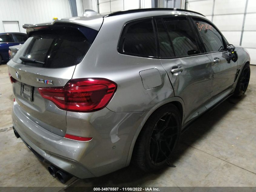 2020 BMW X3 M VIN: 5YMTS0C04L9B53607