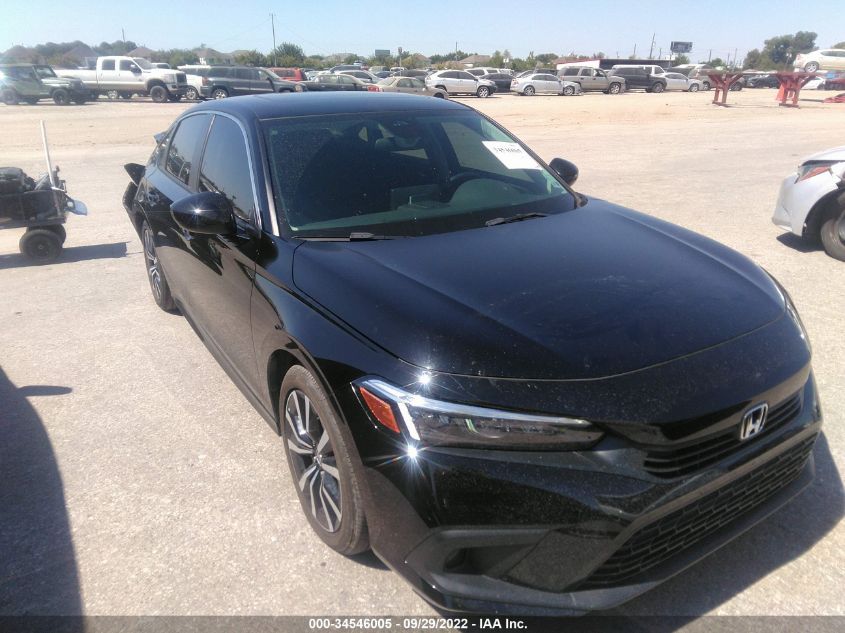 2022 HONDA CIVIC SEDAN EX VIN: JHMFE1F76NX003018