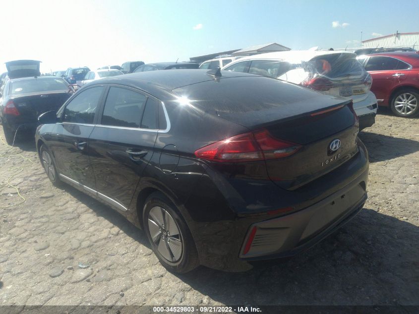 2022 HYUNDAI IONIQ HYBRID SE VIN: KMHC75LCXNU269145