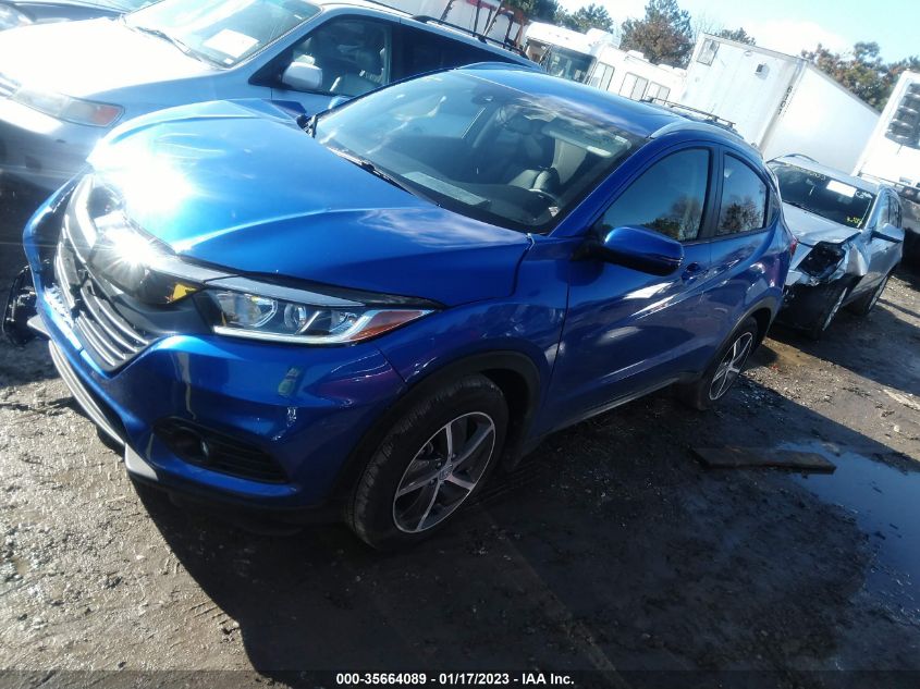 2022 HONDA HR-V EX-L VIN: 3CZRU6H79NM735297