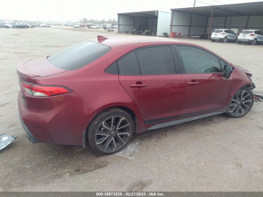 2022 TOYOTA COROLLA SE/SE NIGHTSHADE/APEX SE VIN: JTDS4MCE0NJ097942