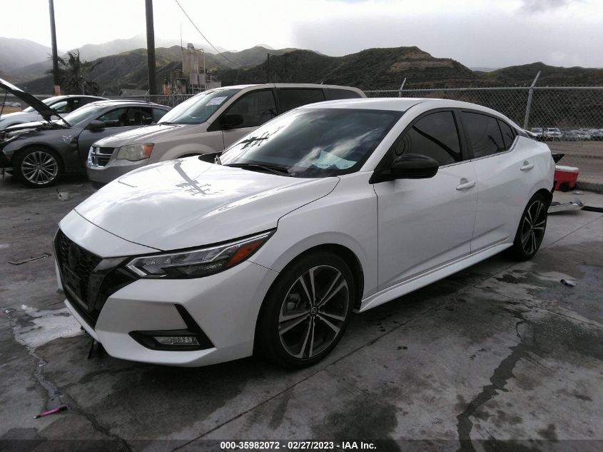 2022 NISSAN SENTRA SR VIN: 3N1AB8DV4NY205503