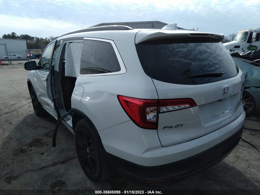 2022 HONDA PILOT SPECIAL EDITION VIN: 5FNYF5H23NB024774