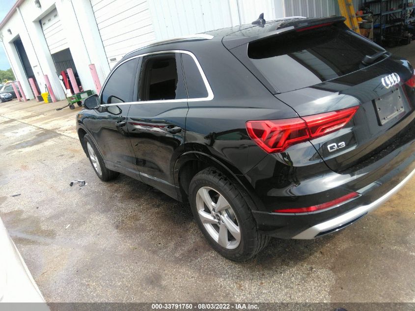 2021 AUDI Q3 PREMIUM VIN: WA1AUCF35M1082930