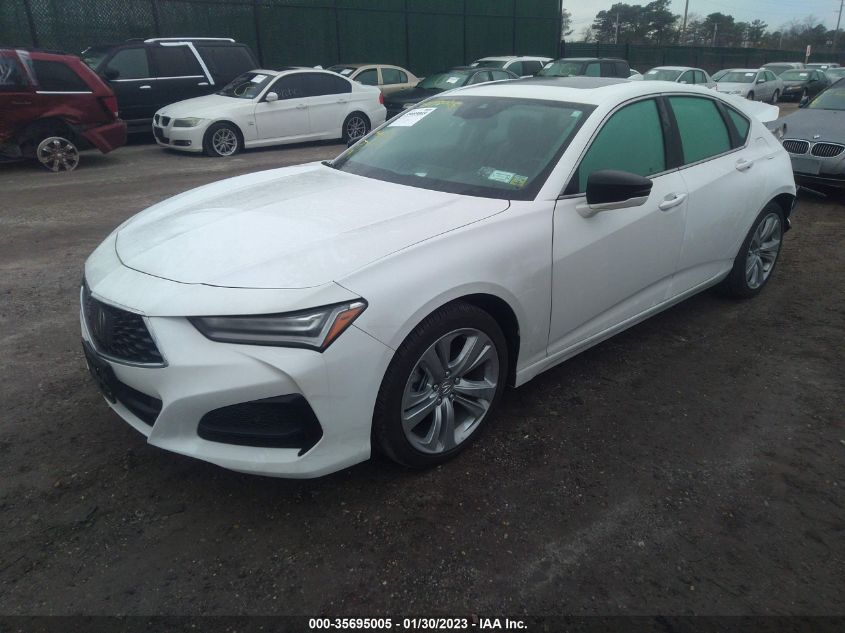 2022 ACURA TLX W/TECHNOLOGY PACKAGE VIN: 19UUB5F41NA001082