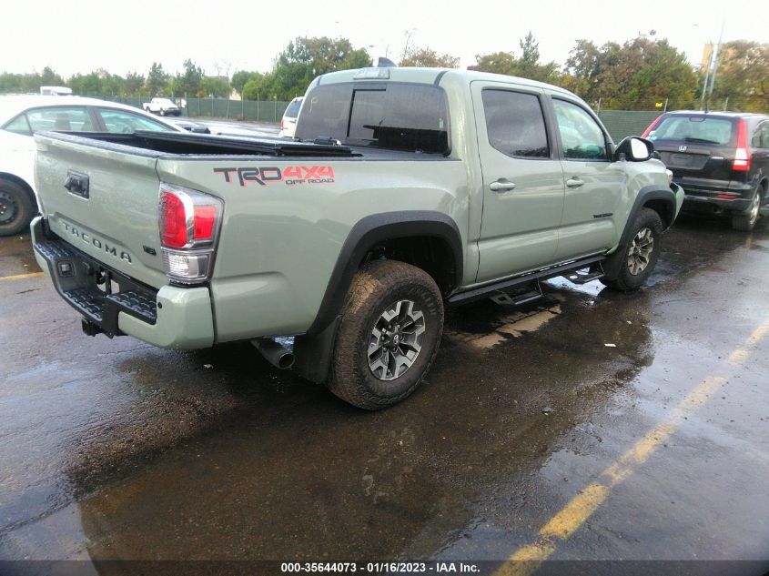 2022 TOYOTA TACOMA 4WD SR/SR5/TRD SPORT VIN: 3TMCZ5AN6NM527507