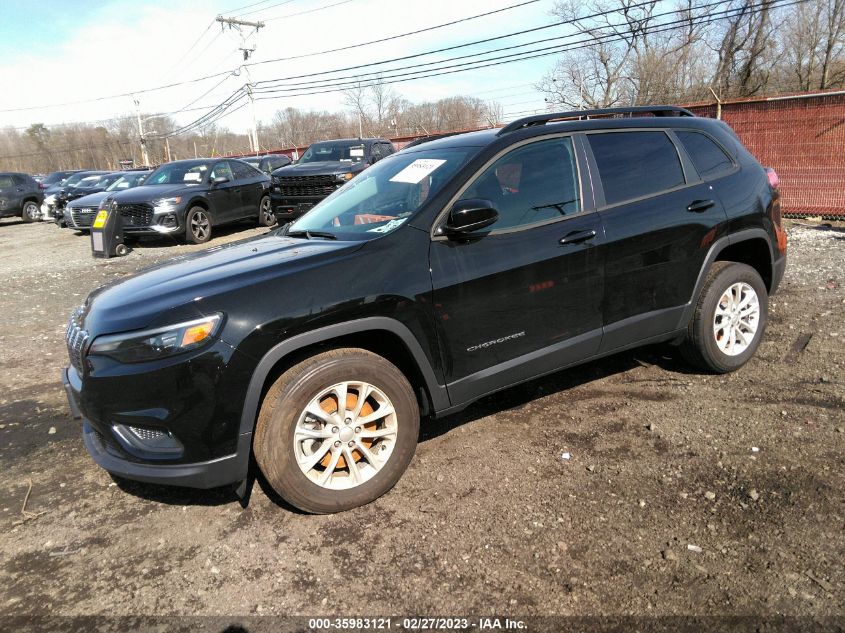 2022 JEEP CHEROKEE LATITUDE LUX VIN: 1C4PJMMX7ND534025