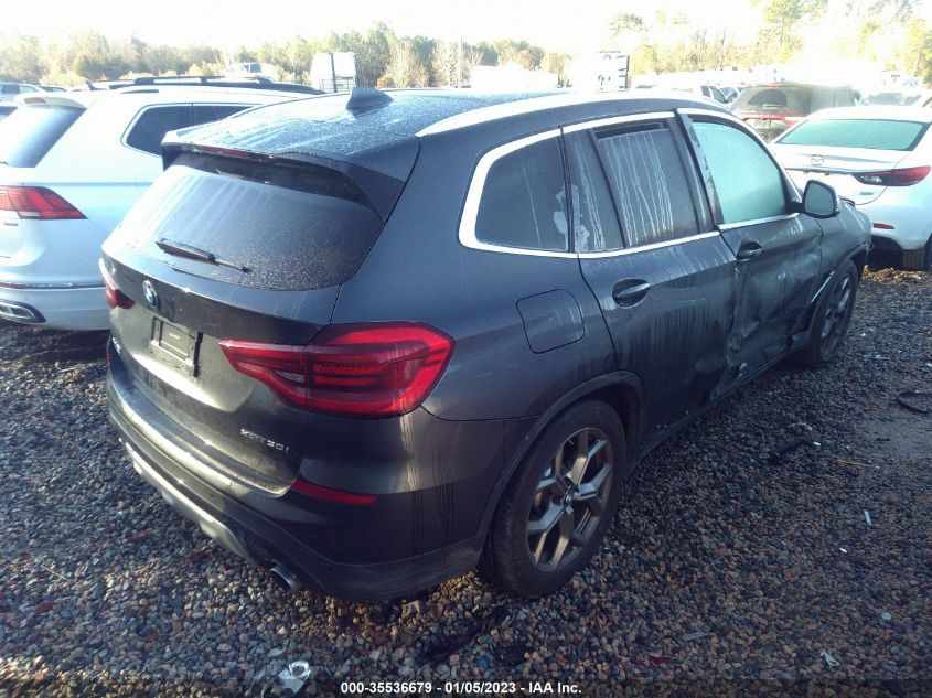 2021 BMW X3 XDRIVE30I VIN: 5UXTY5C08M9E45958