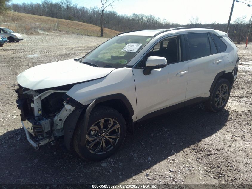 2022 TOYOTA RAV4 HYBRID XLE PREMIUM VIN: JTMB6RFV7ND532862