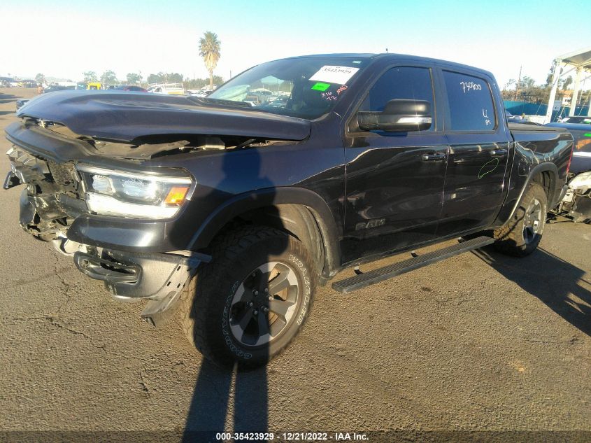 2020 RAM 1500 REBEL VIN: 1C6SRFLT8LN162531