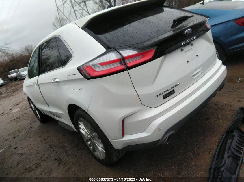 2022 FORD EDGE TITANIUM VIN: 2FMPK4K93NBA19333