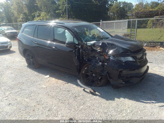 2021 HONDA PILOT BLACK EDITION VIN: 5FNYF6H73MB002273