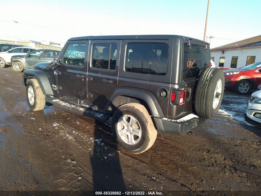2020 JEEP WRANGLER UNLIMITED SPORT S VIN: 1C4HJXDG5LW346028