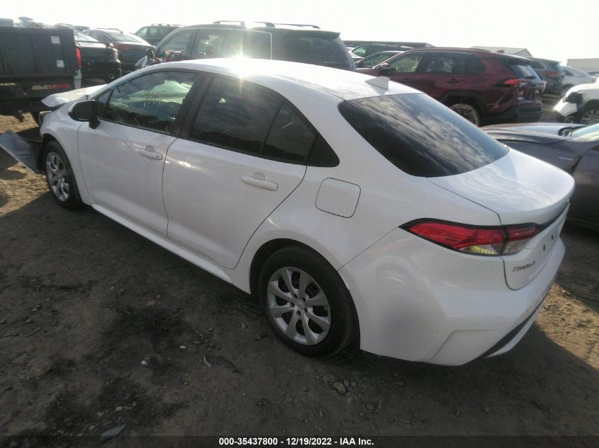2022 TOYOTA COROLLA LE VIN: 5YFEPMAE4NP301063