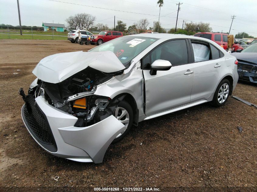 2022 TOYOTA COROLLA LE VIN: 5YFEPMAEXNP346685