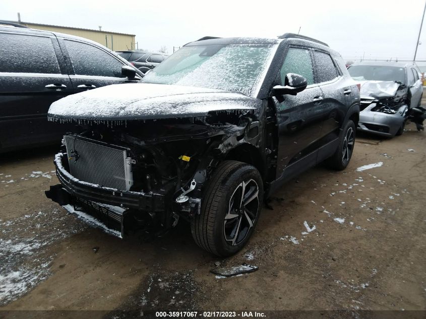 2022 CHEVROLET TRAILBLAZER RS VIN: KL79MUSL2NB043712