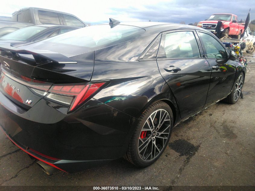 2022 HYUNDAI ELANTRA N VIN: KMHLW4AK6NU007243