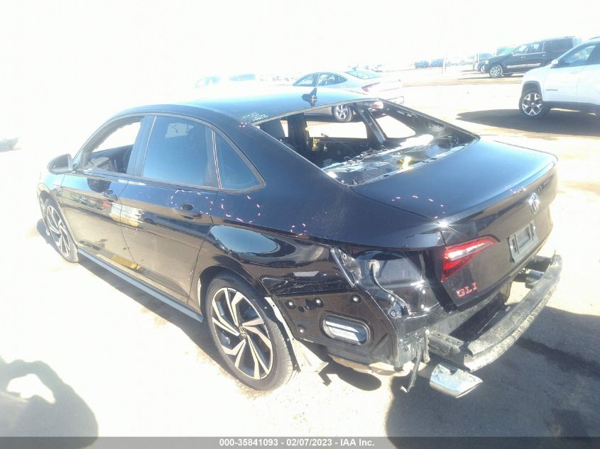 2022 VOLKSWAGEN JETTA GLI AUTOBAHN VIN: 3VW2T7BU2NM015304