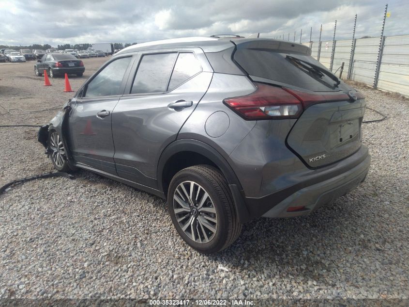 2022 NISSAN KICKS SV VIN: 3N1CP5CV8NL496322