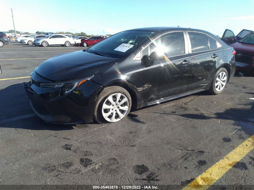 2021 TOYOTA COROLLA LE VIN: 5YFEPMAE4MP149266
