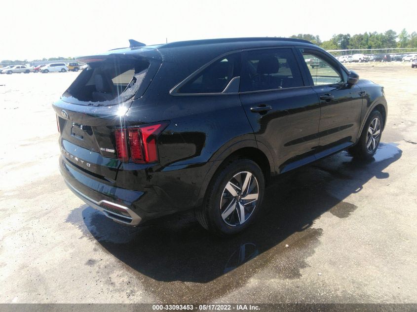 2021 KIA SORENTO EX VIN: 5XYRH4LF7MG033830