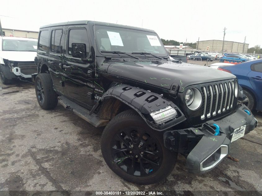 2023 JEEP WRANGLER 4XE SAHARA VIN: 1C4JJXP64PW570109