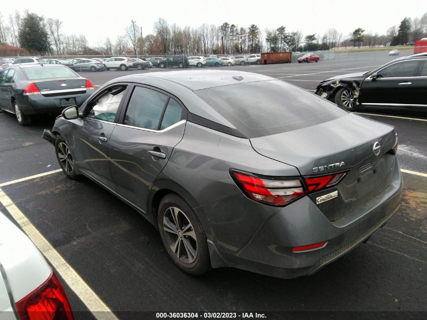 2022 NISSAN SENTRA SV VIN: 3N1AB8CV2NY304855