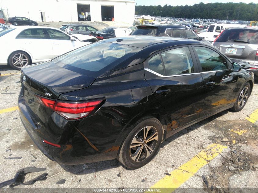 2021 NISSAN SENTRA SV VIN: 3N1AB8CV8MY238049