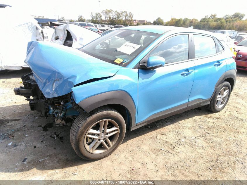 2022 HYUNDAI KONA SE VIN: KM8K2CAB0NU826685