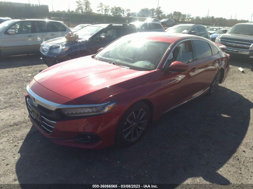 2022 HONDA ACCORD SEDAN EX-L VIN: 1HGCV1F58NA024637