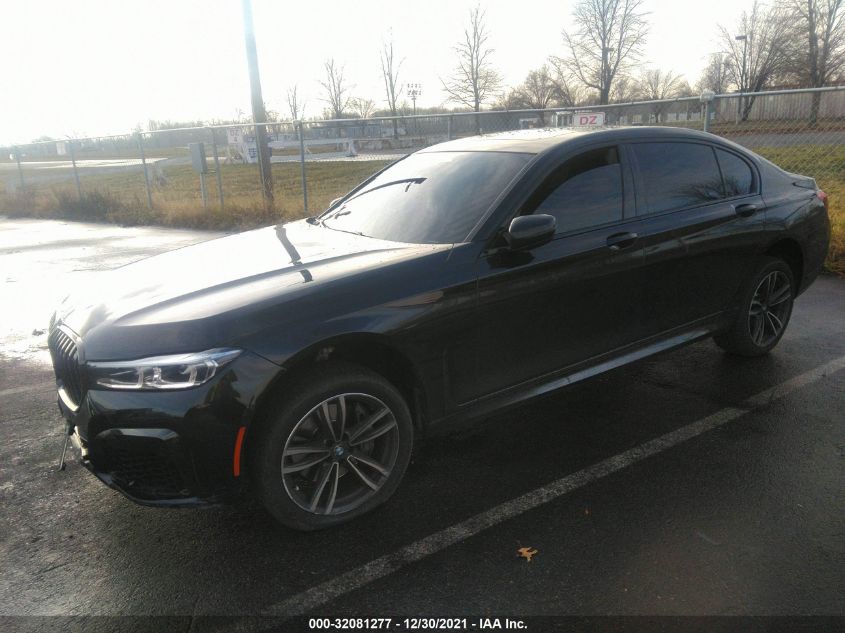 2021 BMW 7 SERIES 740I XDRIVE VIN: WBA7T4C0XMCG72077