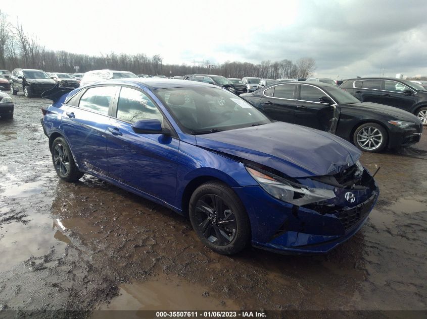 2022 HYUNDAI ELANTRA HYBRID BLUE VIN: KMHLM4AJ0NU032040