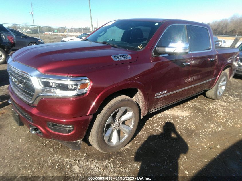 2021 RAM 1500 LIMITED VIN: 1C6SRFHT1MN552672