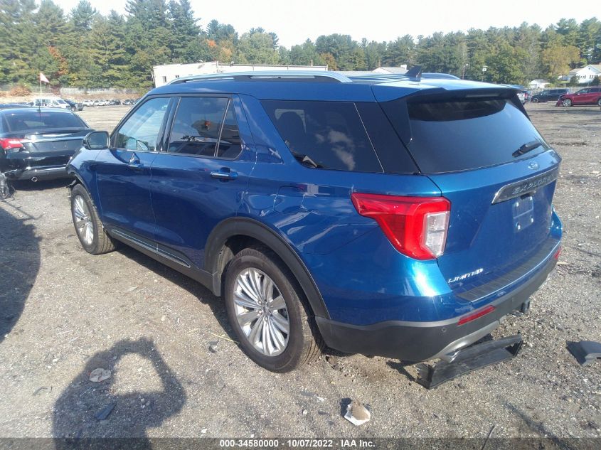 2021 FORD EXPLORER LIMITED VIN: 1FMSK8FH5MGB02806