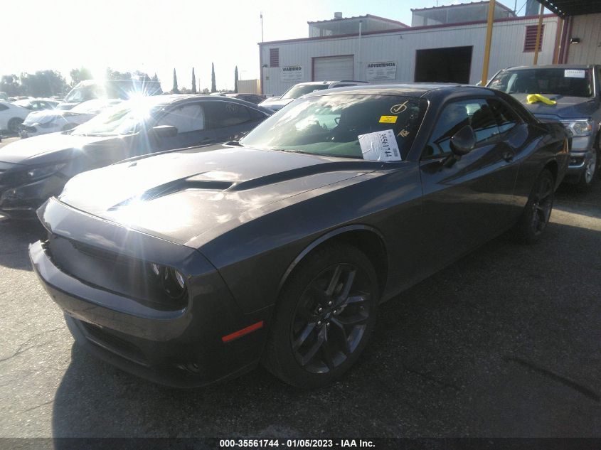 2022 DODGE CHALLENGER SXT VIN: 2C3CDZAG2NH165203