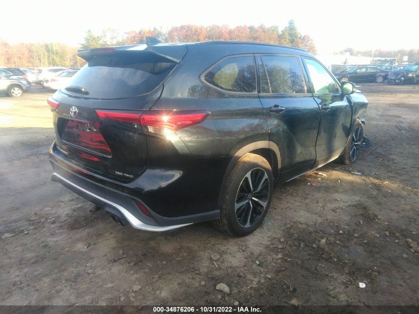 2021 TOYOTA HIGHLANDER XSE VIN: 5TDLZRBH0MS069106