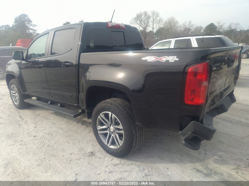 2022 CHEVROLET COLORADO 4WD LT VIN: 1GCGTCEN5N1166544