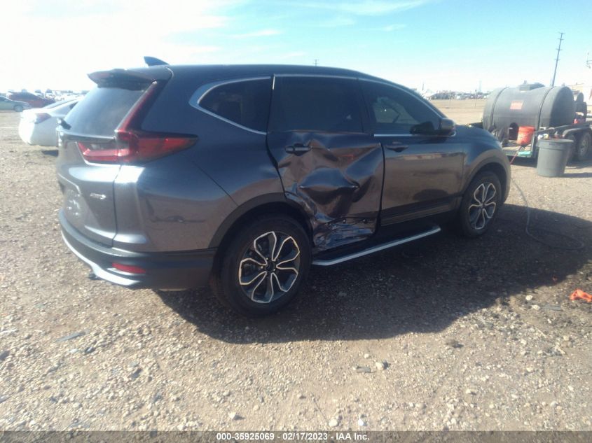 2022 HONDA CR-V EX-L VIN: 2HKRW2H83NH615258