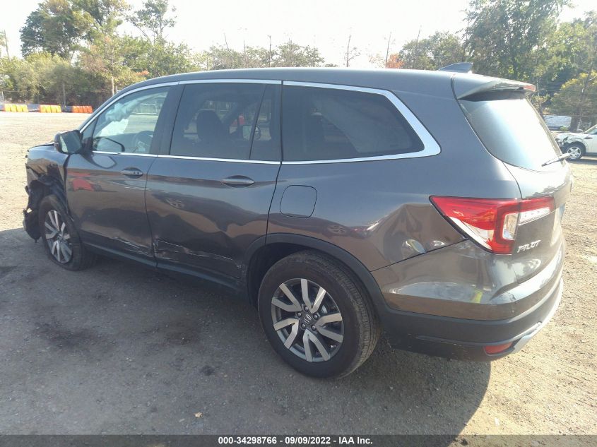 2021 HONDA PILOT EX-L VIN: 5FNYF6H57MB013467