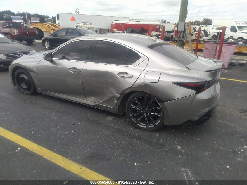 2021 LEXUS IS IS 350 F SPORT VIN: JTHGZ1B22M5045828